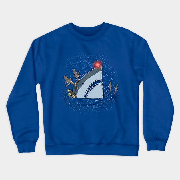 Rudolph Shark Crewneck Sweatshirt by nickv47